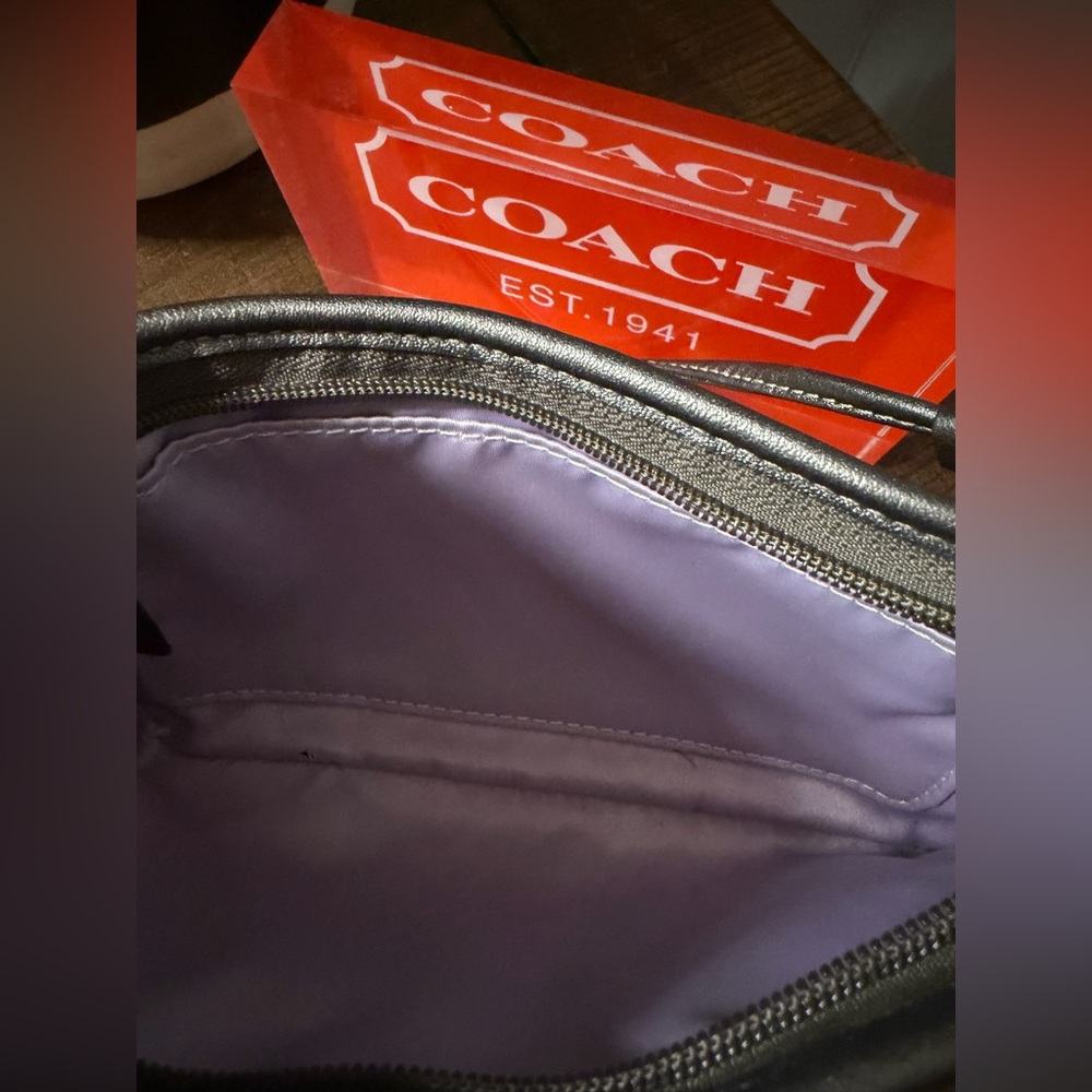Coach Y2K Hampton 10th Anniversary Straw Wristlet - Picture 8 of 9